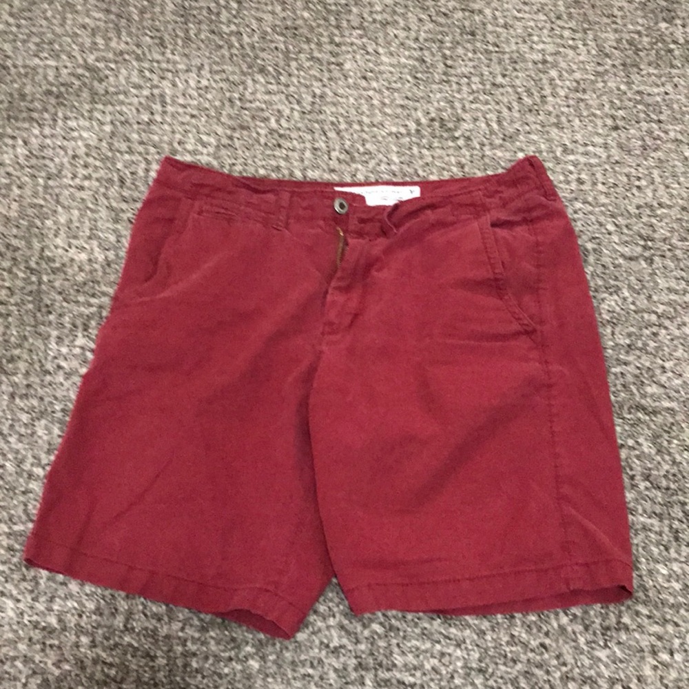 Men’s red shorts